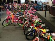 Esther Short: The International Longshore and Warehouse Union Local 4 donated more than 100 bicycles to the Children's Justice Center this season.