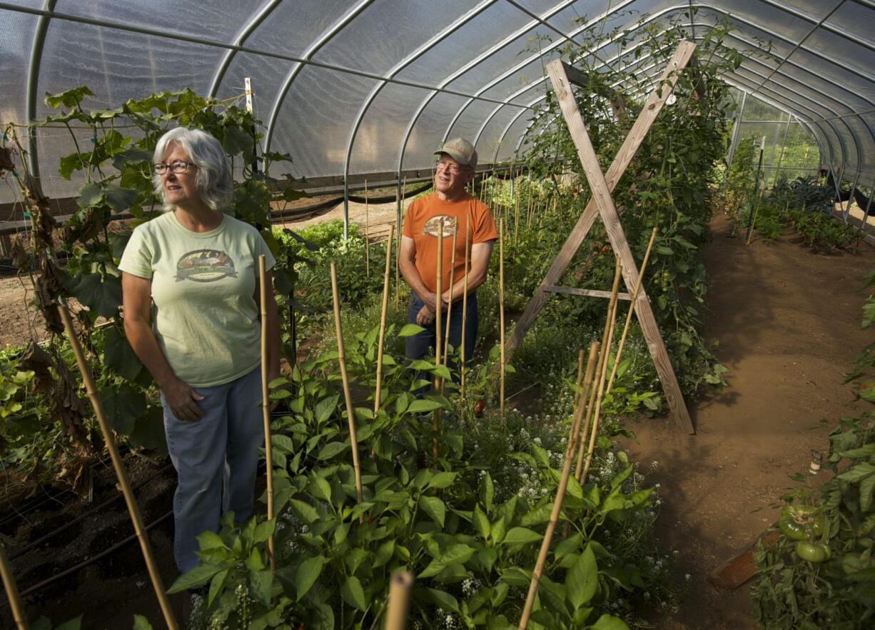 Jeff and Kathleen Booren created Foxfire Farm on one-third of an acre outside their rural home in the Brush Prairie area.