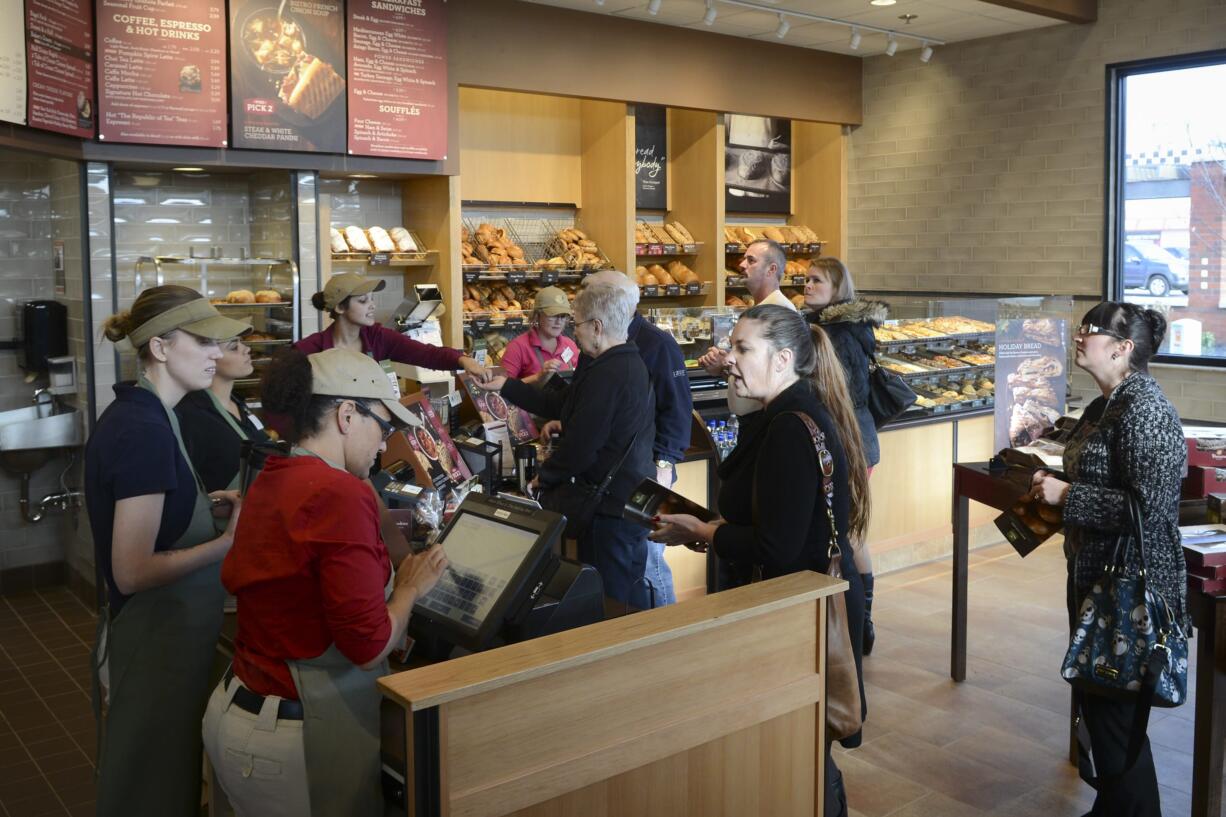 Panera Bread had its grand opening Monday at the former Steakburger site in Hazel Dell. The restaurant is the second in Clark County for the St.