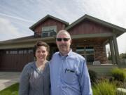 Aside from the rooftop solar panels, Robin and Mike Mooney's 2,300-square-foot Salmon Creek-area home looks like a normal house, but it's full of green, sustainable features.