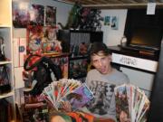 Brandon Harm has 160 classic Godzilla toys and figures, 50 comics and a DVD of every Godzilla film.