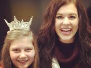 Sifton: Miss Idaho Sierra Sandison, right, meets Frontier Middle School sixth-grader Ella Pfeiler on Dec. 10. Both have Type 1 diabetes.