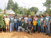 Esther Short: Volunteers from Abundance Life Church participating in the Serve The City party, where volunteers gave back to the community by doing yard work and helping those in need.