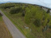 Aerial shots of Clark County rural, forest and agriculture land shot April 10, 2015.