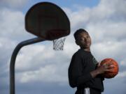 Evergreen High School's Robert Franks, shown, Thursday, March 20, 2014, is The Columbian's All-Region boys basketball player of the year.