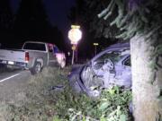 Shane M. Turner, 31, of Battle Ground allegedly was intoxicated when he drove his pickup through a stop sign Wednesday night and crashed into a minivan carrying a woman and her two children. The woman and her 9-year-old daughter were critically injured.