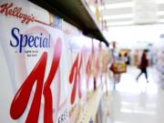 Boxes of Kellogg's Special K cereal are on display in 2006 at a supermarket in an Omaha, Neb.