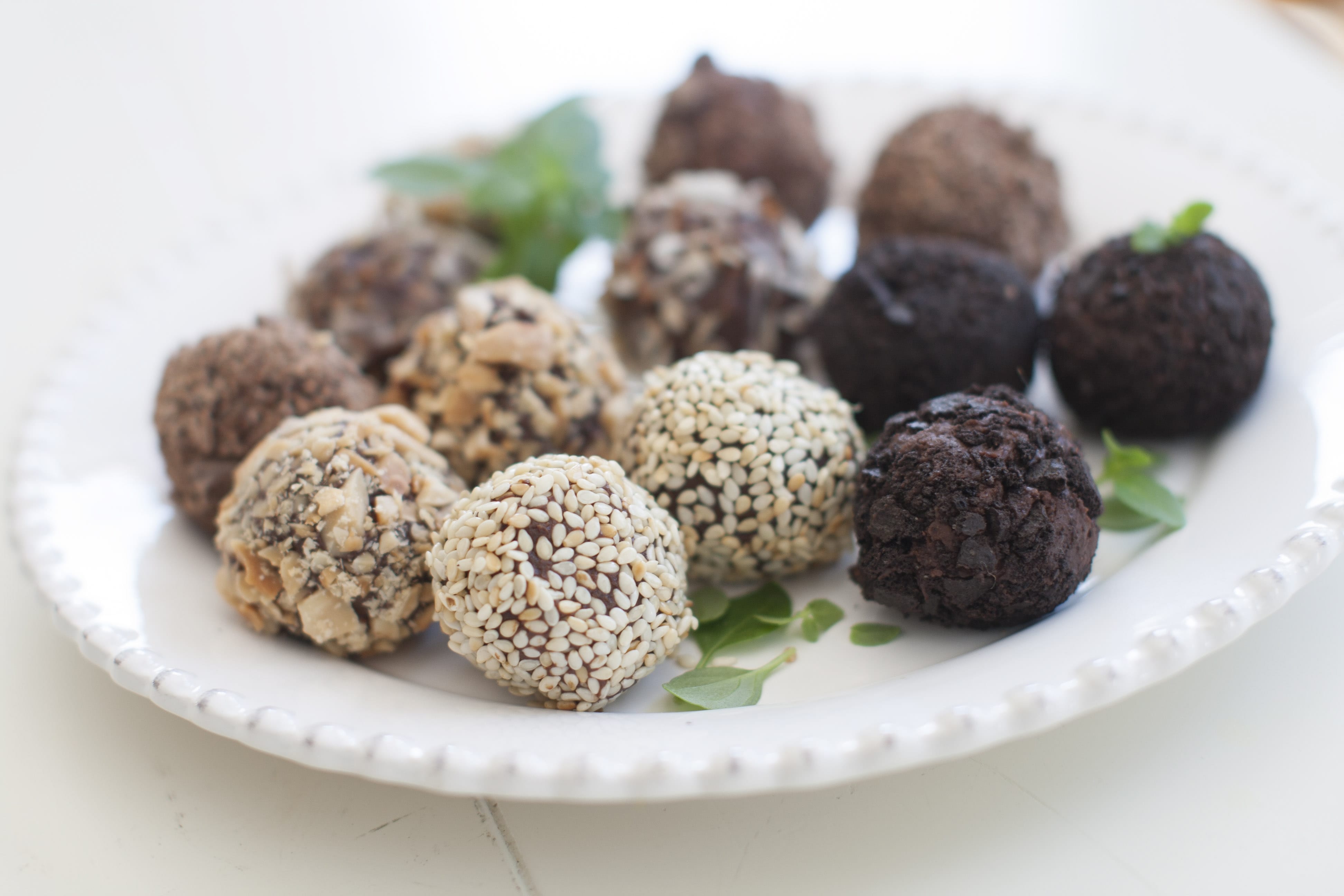 Tea and basil add depth to chocolate truffles The Columbian