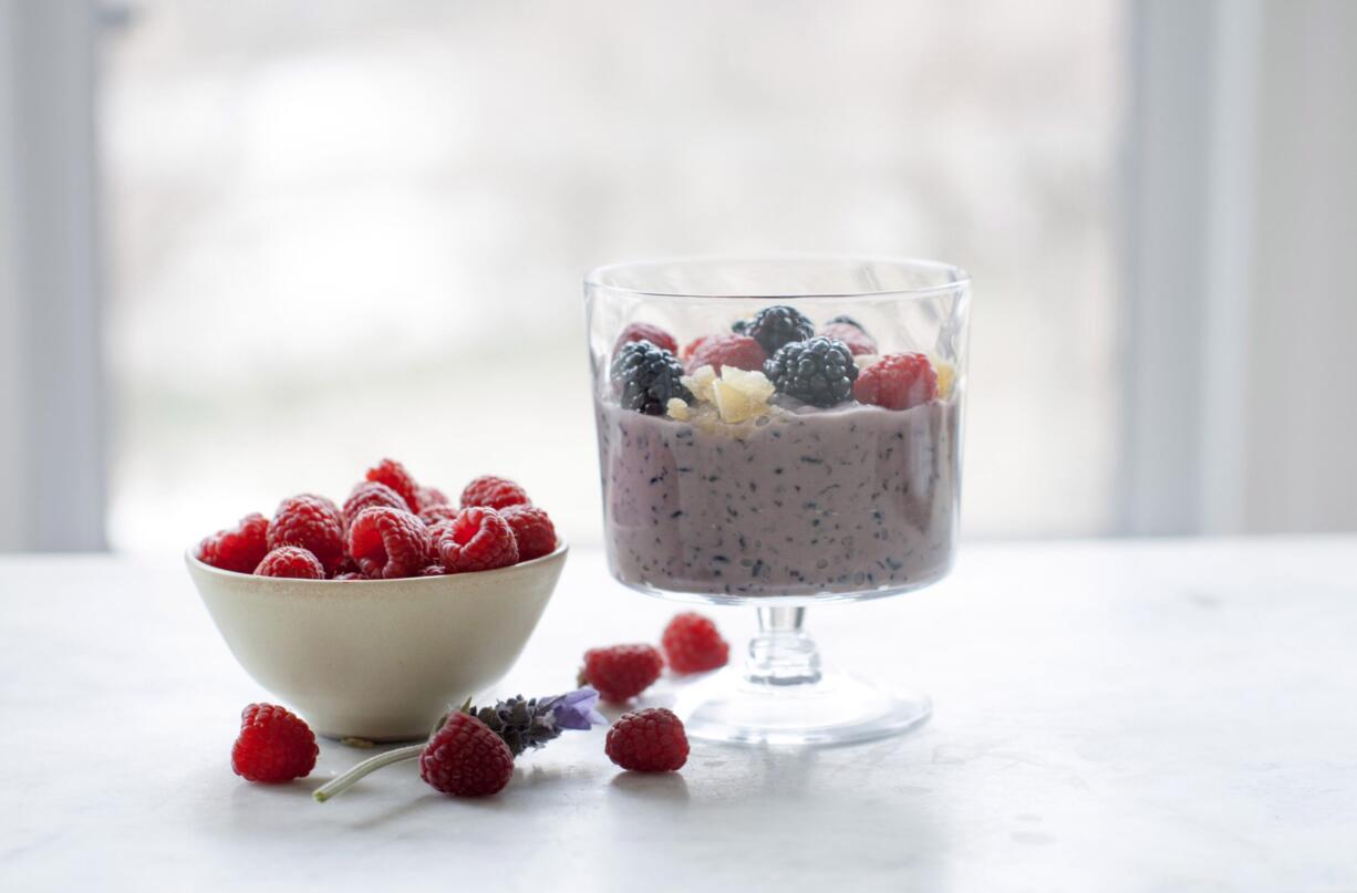 Give rice pudding a kick with nutty-flavored, purply-black forbidden rice instead of bland white rice.