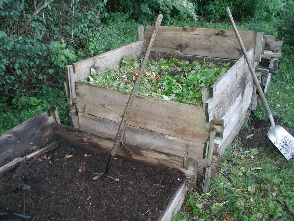 No special activators, other than the element of time, are needed to turn "garbage" into rich, brown compost in New Paltz, N.Y.