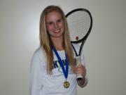 Skyview junior Sammi Hampton, three-time Class 4A state singles champion.