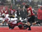 Illinois State running back Marshaun Coprich (35) runs the ball against Eastern Washington during the first half of an FCS quarterfinal game Saturday at Roos Field in Cheney.