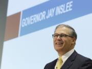 Washington Gov. Jay Inslee speaks Dec.