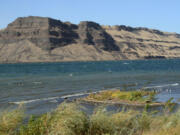 A National Natural Landmark, Wallula Gap, sits downstream on the Columbia River from Kennewick.