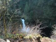 Punchbowl Falls as viewed from Eagle Creek trail No.