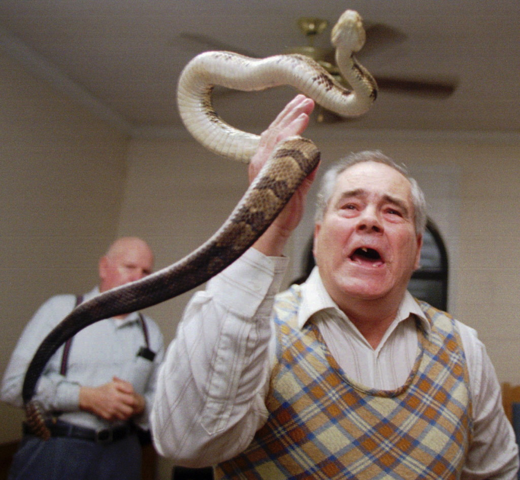 Snake handler turns old golf clubs into handling hooks to help