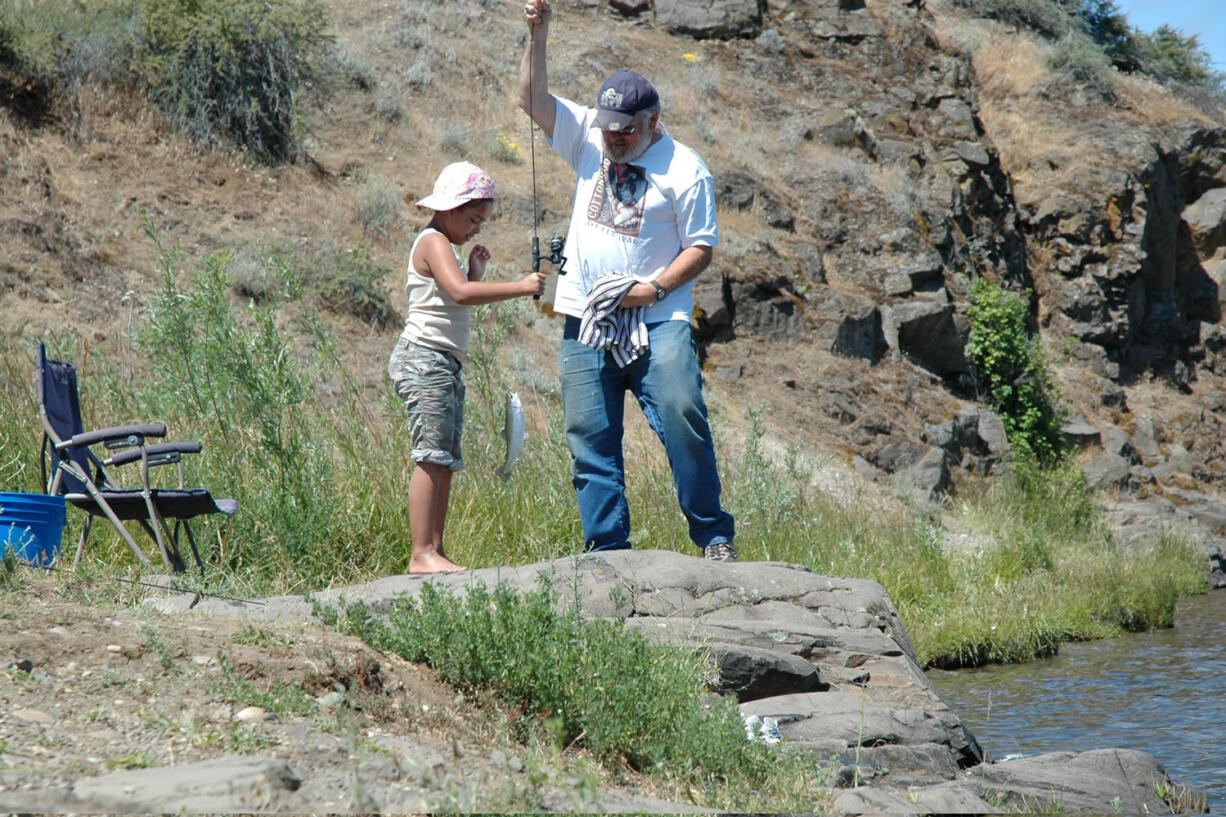 Spearfish Lake in Klickitat County offers lots of shore access and also has a small boat ramp.