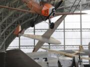 Various planes are on display at the Royal Army Museum in Brussels.