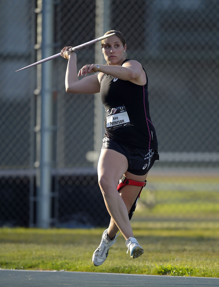 Skyview graduate Kara Patterson competes at the U.S. Outdoor Track and Field Championships on Thursday in Sacramento, Calif.