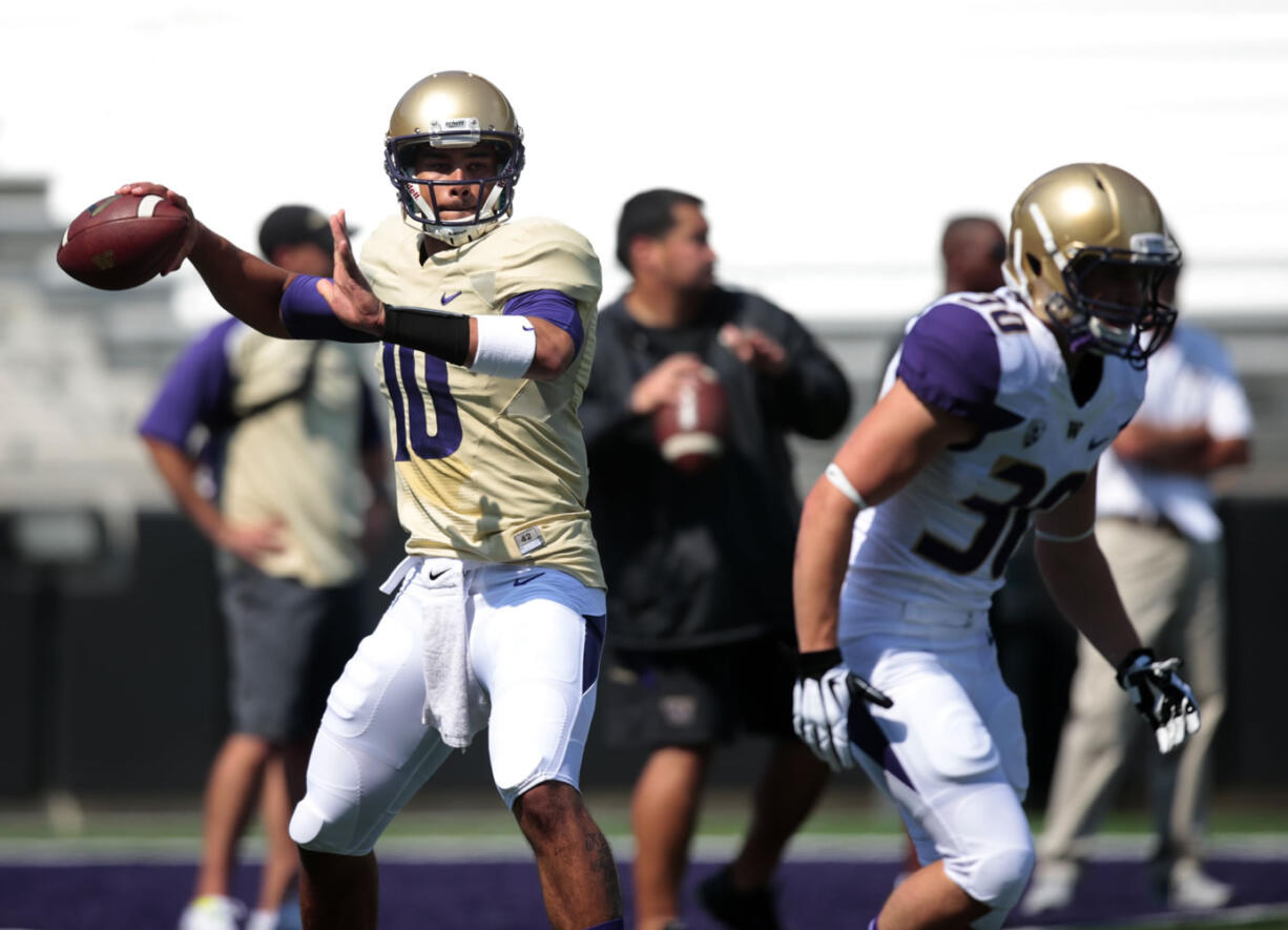 Washington quarterback Cyler Miles, who had a one-game suspension for his involvement in an off-field incident, will start for the Huskies against Eastern Washington.