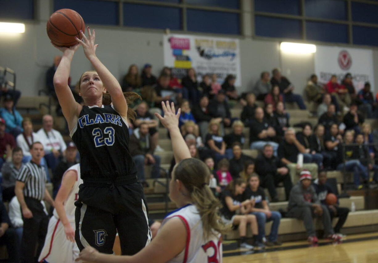 Brooke Bowen led the Clark College women's basketball team in scoring, rebounds, blocks and minutes played this past season.