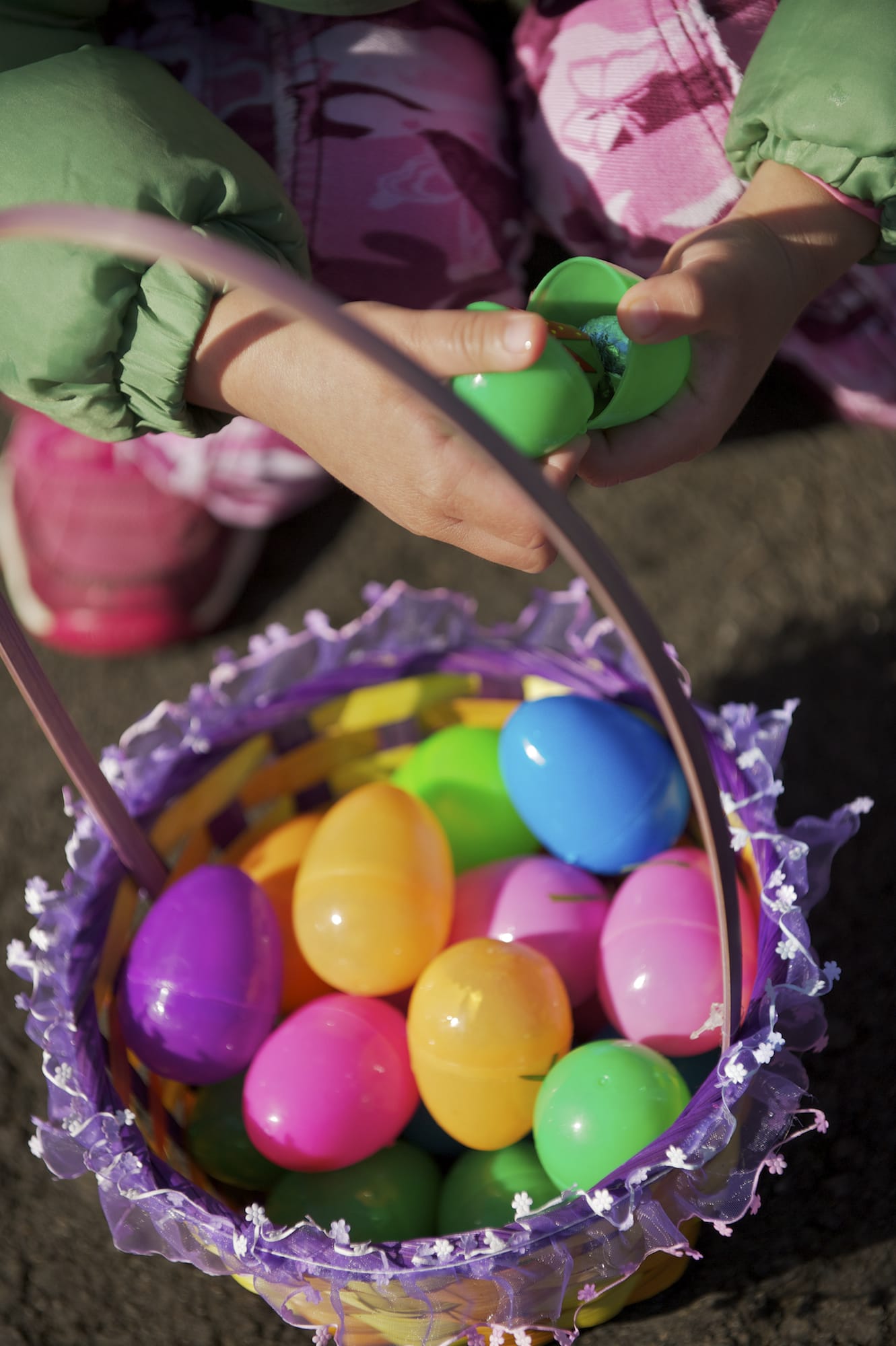 An Easter egg hunt is set for today at Kiwanis Park in Battle Ground.