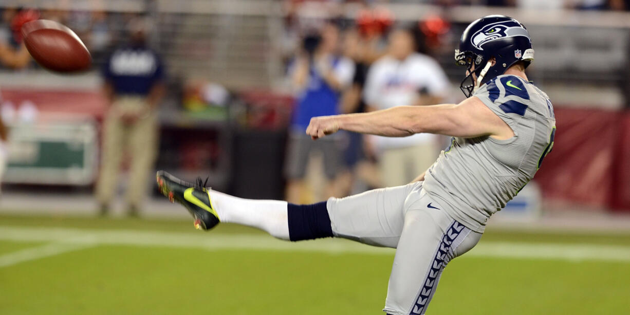 Seattle Seahawks punter Jon Ryan has seen hardly any action this preseason.