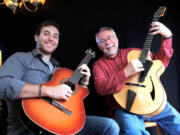 Brooks and John, aka fingerstyle guitarists Brooks Robertson, left, and John Standefer, will perform on Jan.