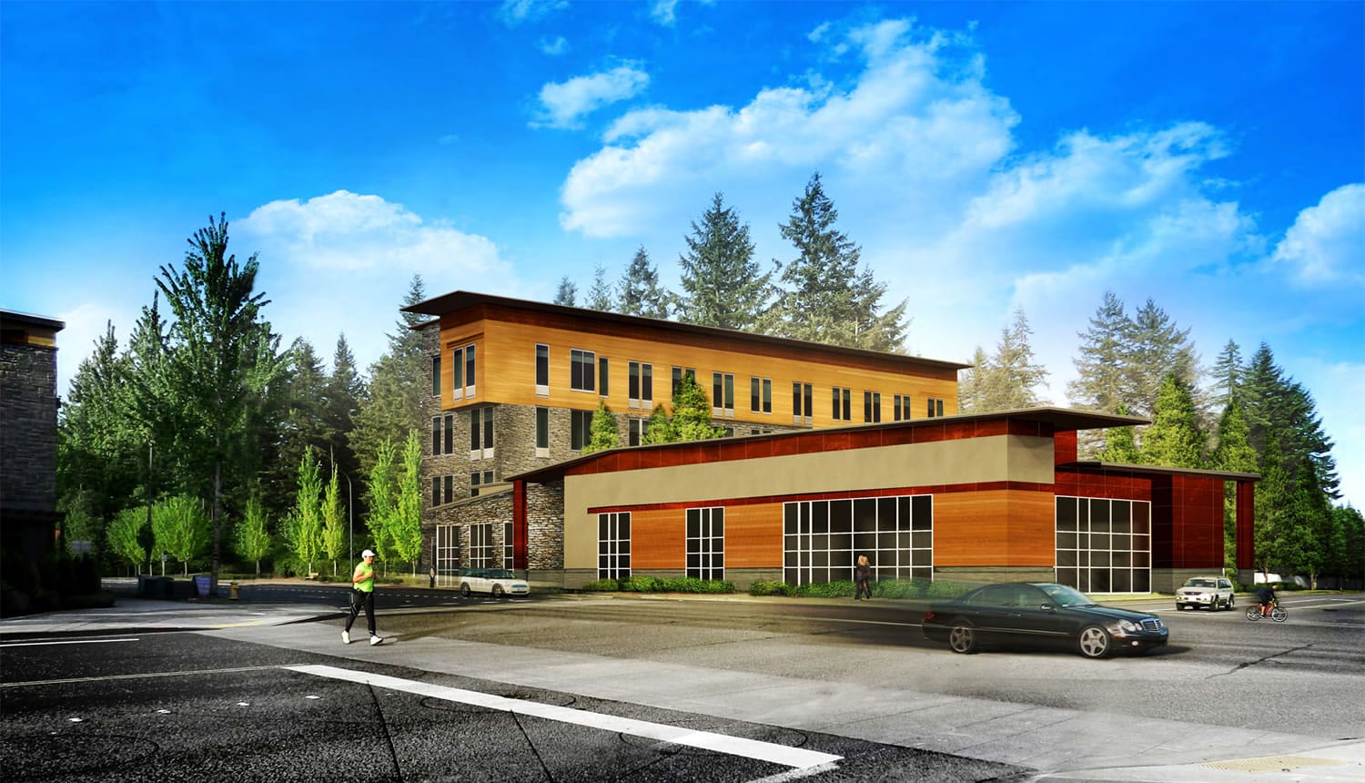 Construction is expected to wrap up this summer on a new Candlewood Suites hotel on 192nd Avenue in east Vancouver.