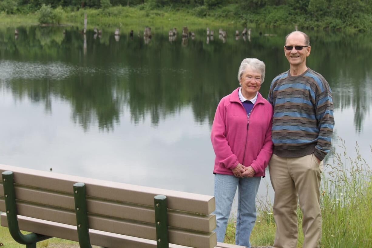 Vern and Faye Schanilec recently contributed $5,000 to the Washougal Community Library.