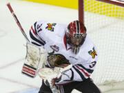 Portland goaltender Adin Hill stopped 114 of 118 shots as the Winterhawks won three games in three nights over the weekend.