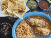 Combination No. 9, which includes a chili relleno and a tamale, is served Oct. 20 at Los Pepe&#039;s Mexican Restaurant in Battle Ground.