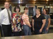 Washougal: Washougal Sodexo employees came in to feed firefighters stationed at Cape Horn-Skye Elementary and Canyon Creek Middle schools over the summer, and were recently honored for their work.