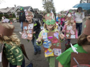 The 23rd annual Paddy Hough Parade makes its way through downtown Vancouver, Monday, March 17, 2014.