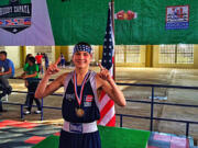 Vancouver boxer Victor Morales shows off the gold medal he won at the Ruddy Zapata Cup in the Dominican Republic.