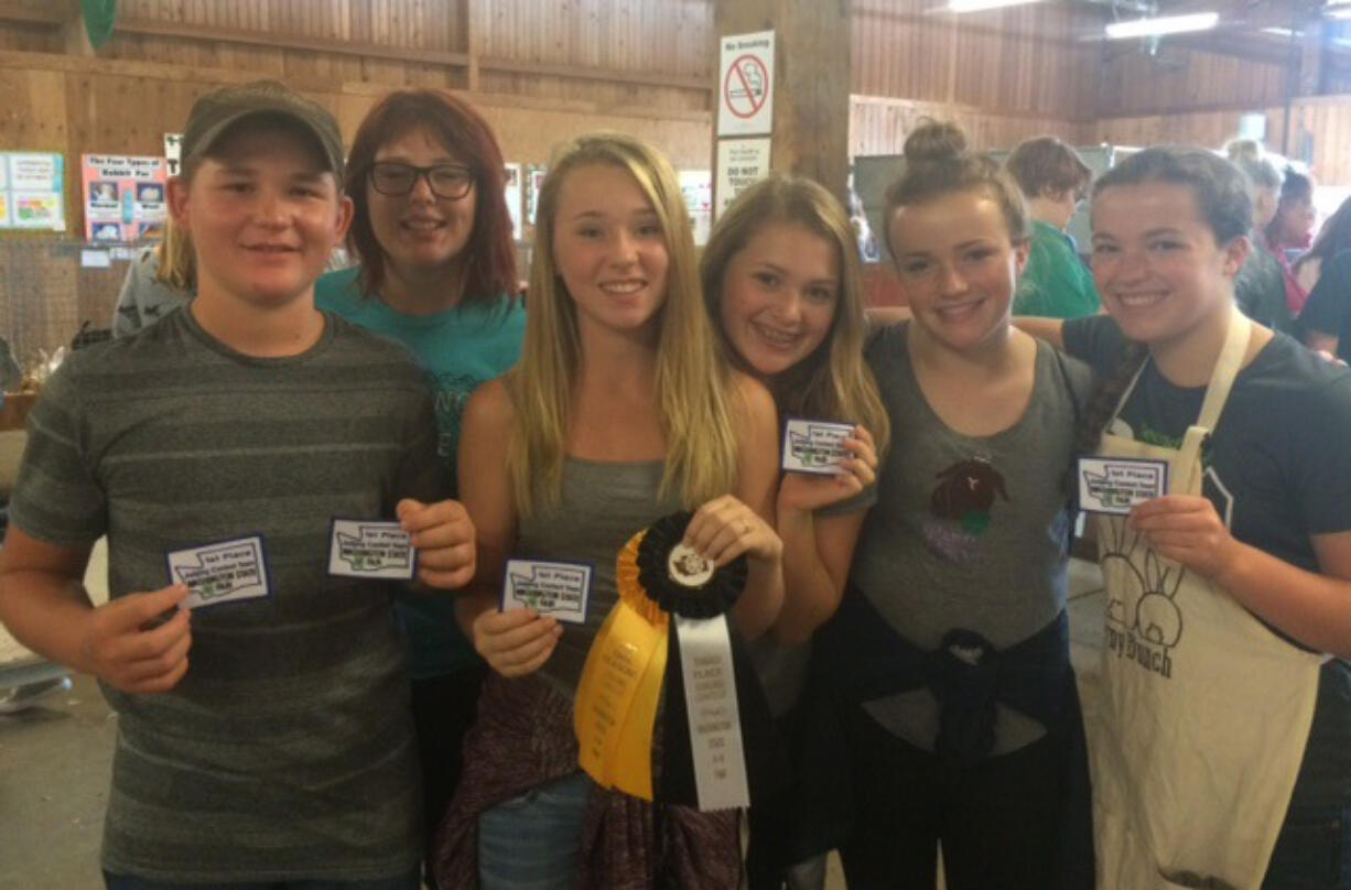 Clark County: The Clark County 4-H Rabbit Team won multiple awards at the Washington State Fair.