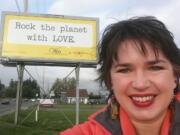 Clark County: The Joy Team&#039;s second annual Think Happy Rally is asking people to follow founder Michele Larsen&#039;s lead and take pictures in front of inspirational billboards.