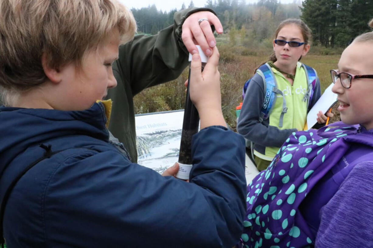 Battle Ground: Tukes Valley Middle School students recently visited the Mount St.