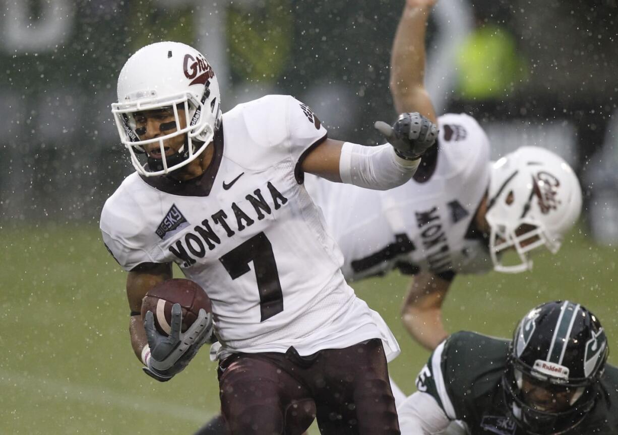 Montana wide receiver Ellis Henderson vs. Portland State.