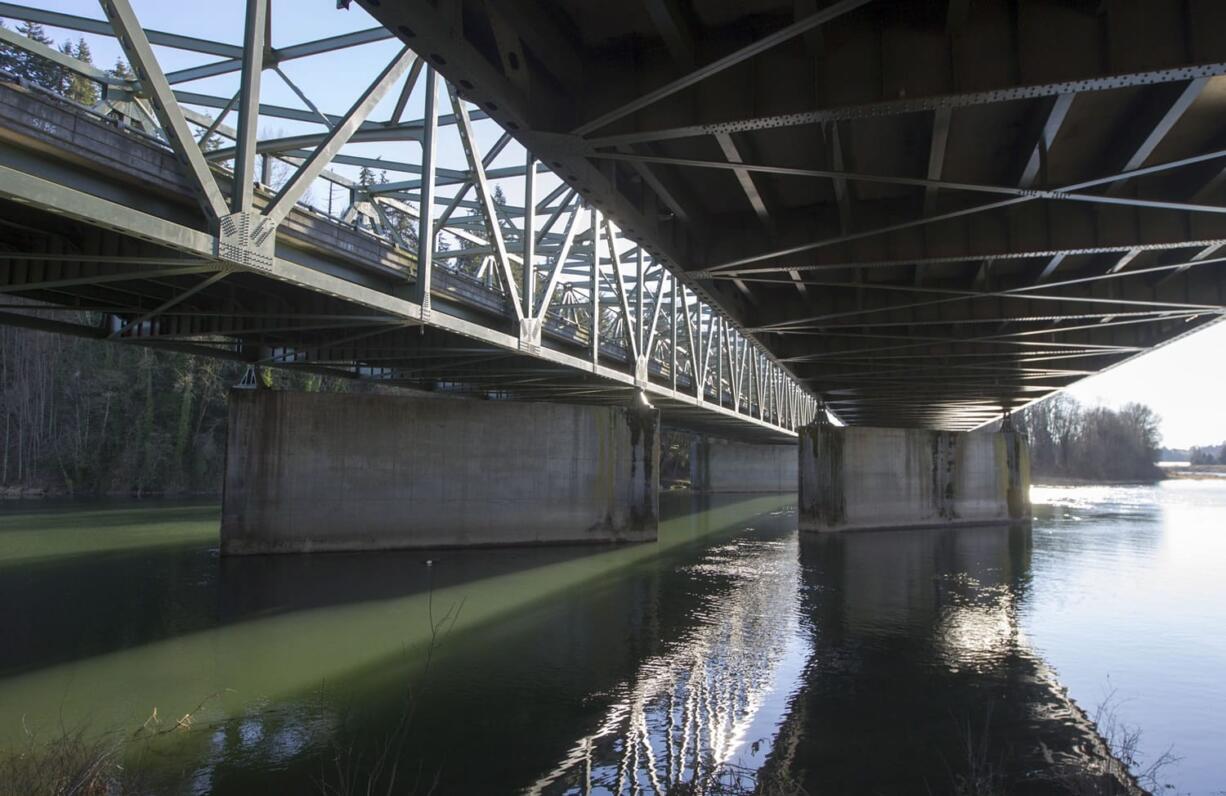 Crews recently finished repainting both spans of the North Fork Lewis River Bridge, which carries Interstate 5 over the Clark-Cowlitz county line.