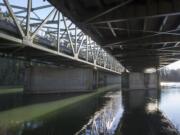 Crews recently finished repainting both spans of the North Fork Lewis River Bridge, which carries Interstate 5 over the Clark-Cowlitz county line.