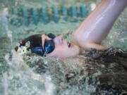 Alexann -- who chose not to use her last name -- is one of two Washington State School for the Blind students who swim for the Hudson&#039;s Bay team.