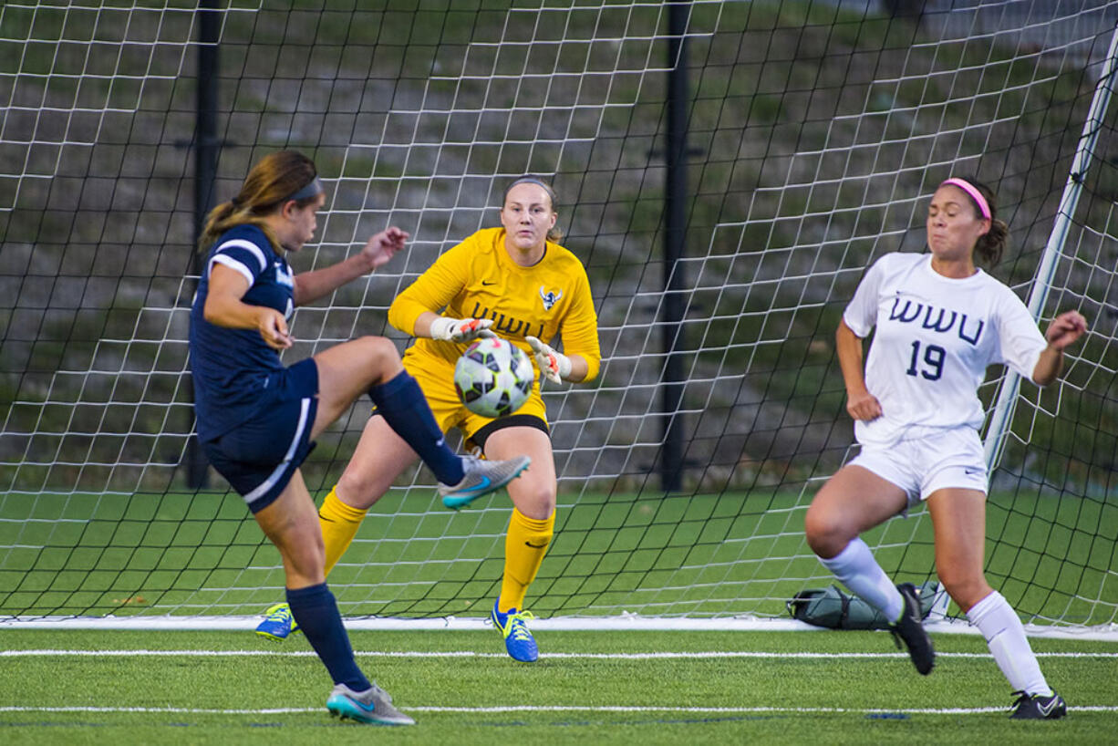 Ashley Haden, Western Washington University soccer. WWU Athletics photo.