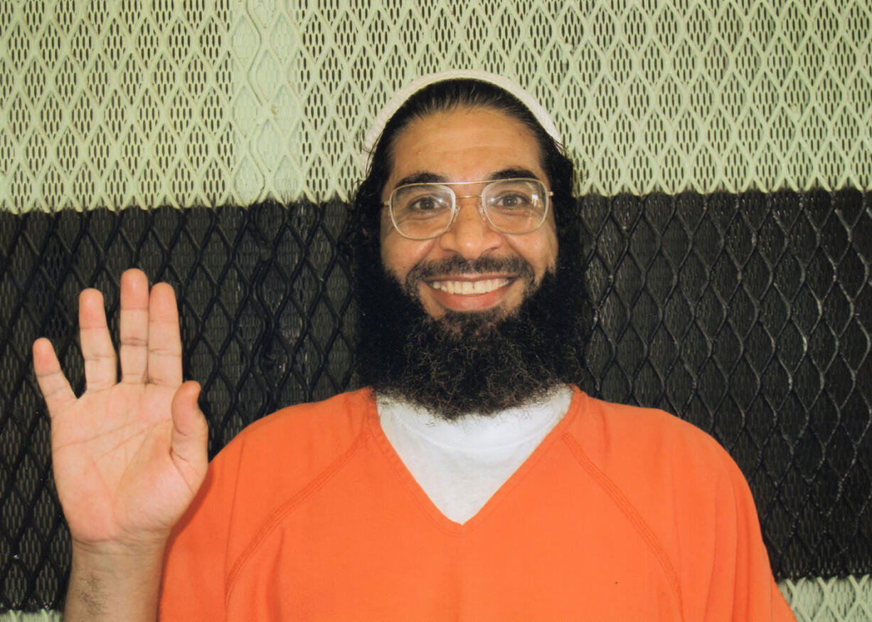 A private jet, believed to be carrying Shaker Aamer, following his release from Guantanamo Bay, lands at Biggin Hill Airport, London, Friday Oct. 30, 2015. The release of the Saudi comes after a well-orchestrated publicity campaign and at the request of Prime Minister David Cameron, who had urged President Barack Obama to resolve the case of the last prisoner at Guantanamo with significant ties to Britain.