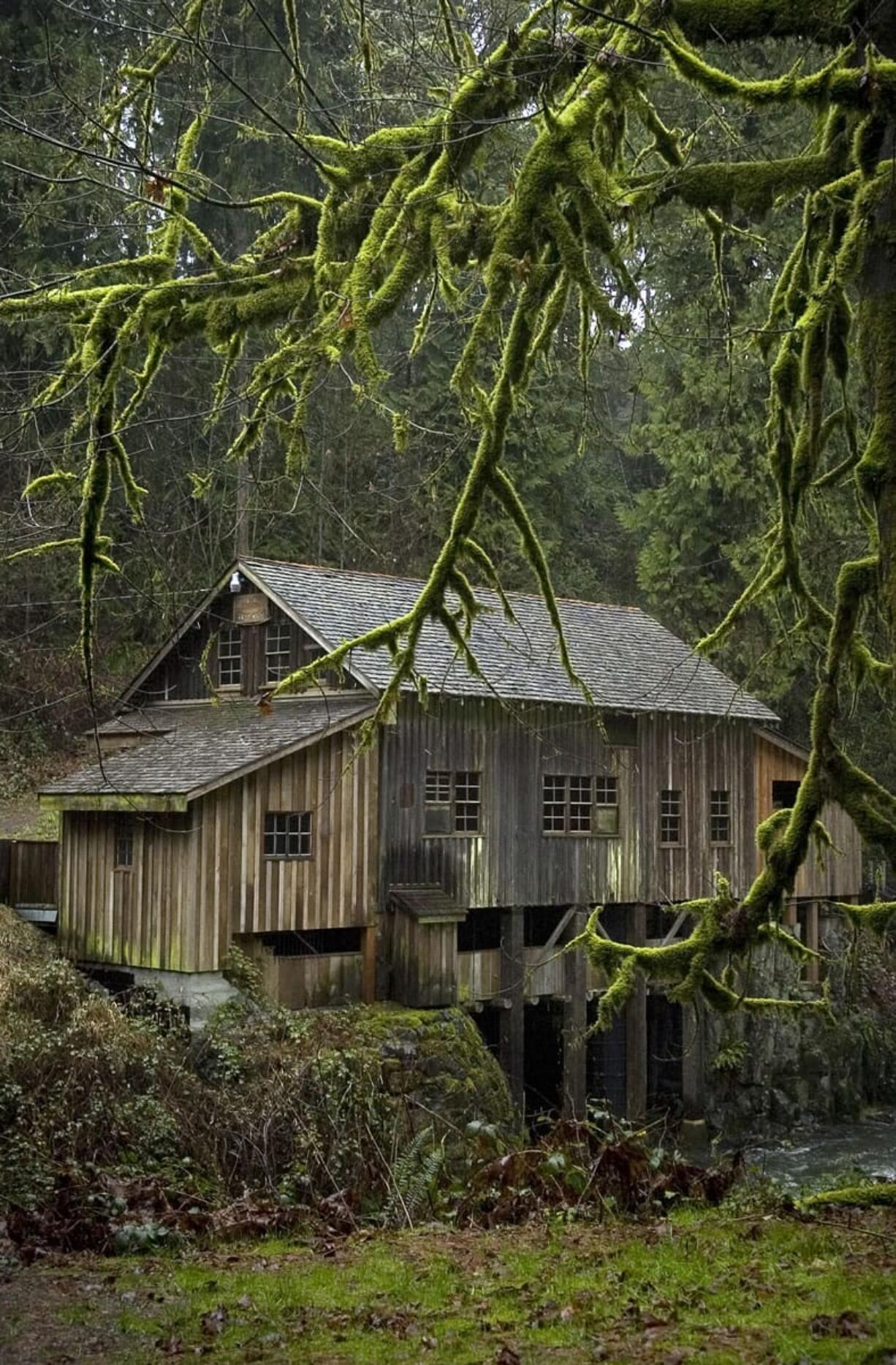 The Cedar Creek Grist Mill in the Green Mountain neighborhood east of Woodland.