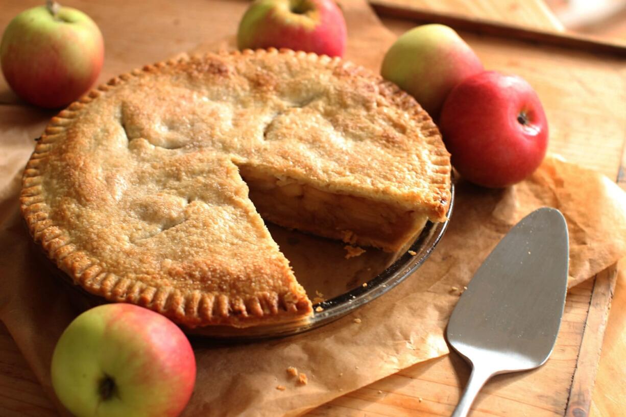 Deep dish apple pie  (AP Photo/Matthew Mead)