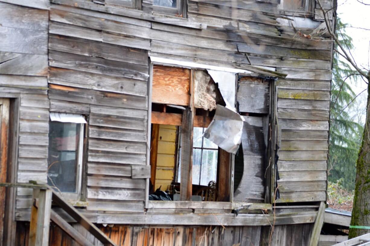 This undated photo shows Ashland's abandoned train depot in Ashland, Ore.