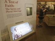 The Test of Faith exhibit is shown during a tour Sept. 29 of the Mormon Church History Museum in Salt Lake City. The Mormon church&#039;s renovated history museum reopened this month.