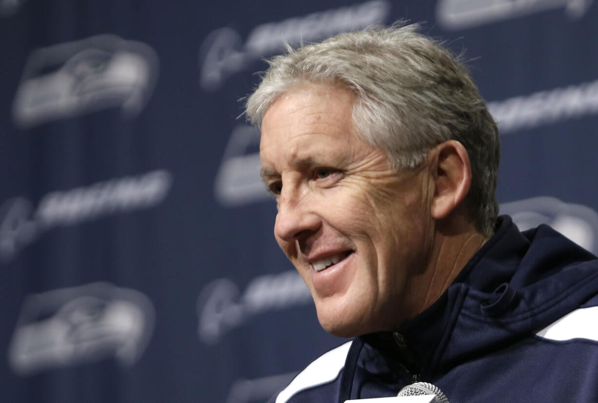 Seattle Seahawks head coach Pete Carroll.