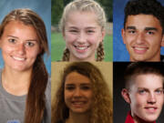 Week 4 fall sports athlete of the week Taylor Kernion of Skyview soccer with other nominees Rachel Blair of Camas girls cross country, Quinn Nelson of Battle Ground boys cross country, Kara Noftsker of Columbia River swimming and Spencer Tibbits from Fort Vancouver golf